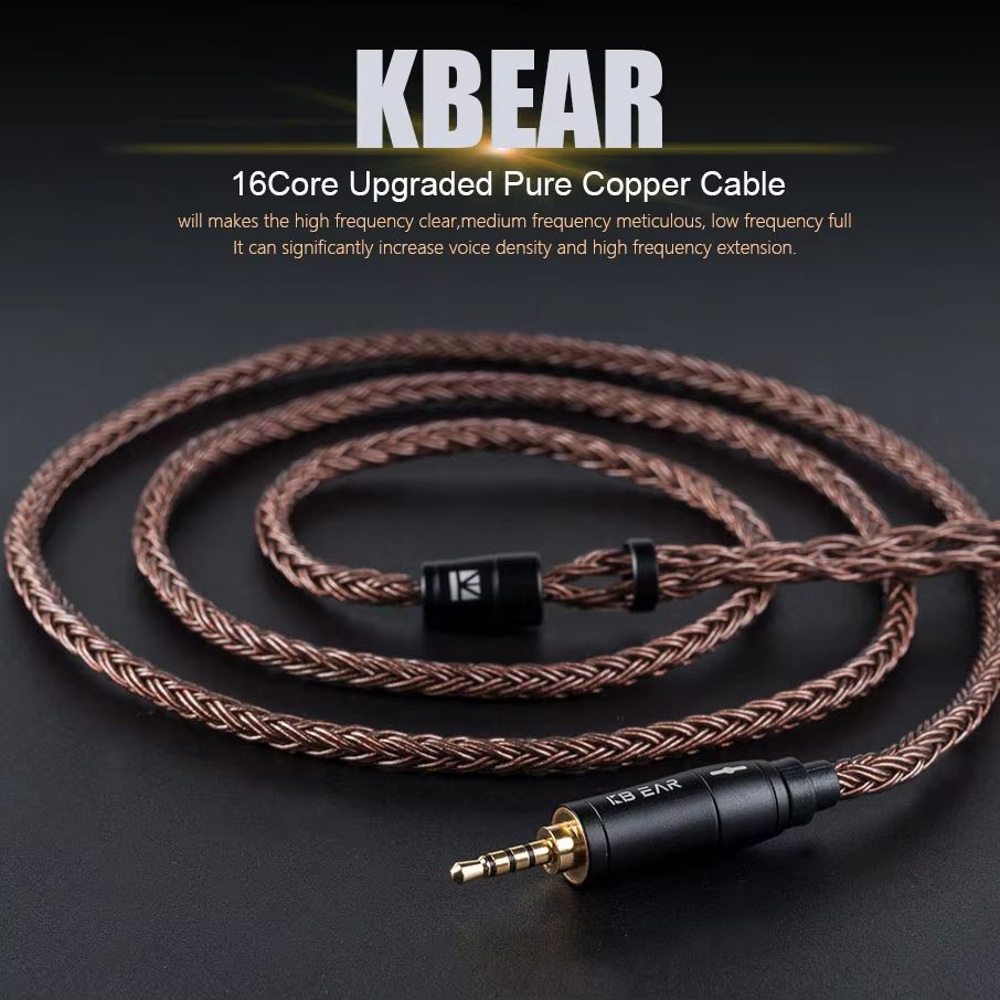 KBEAR 16 core 2-pin IEM headph - In Ear Monitor Iem ulasan dan harga
