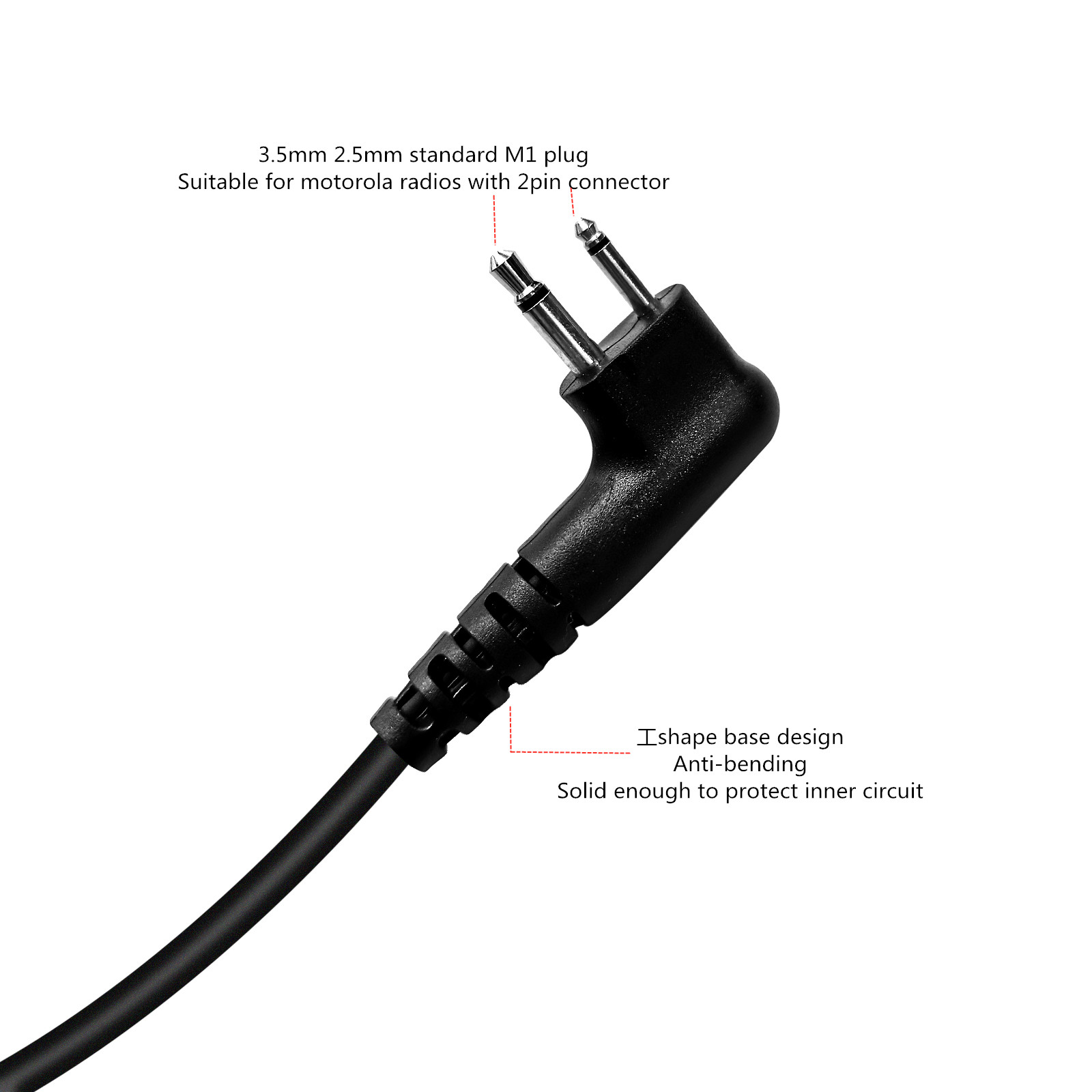 Earpiece Surveillance Kit, Wal - Wired Earphone Mic ulasan dan harga