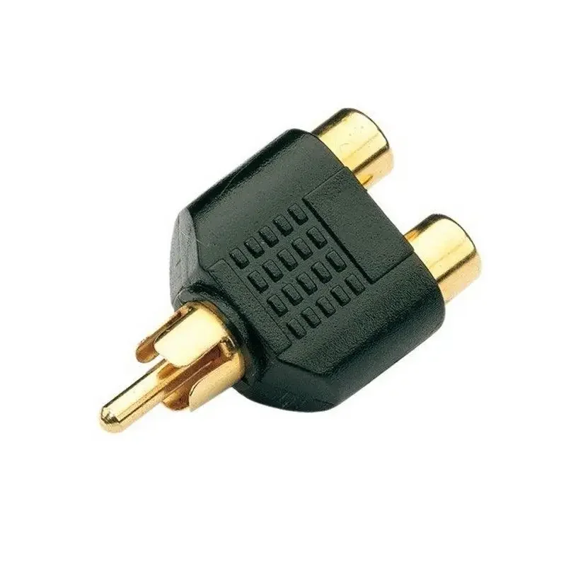 Lot 10/100PCS RCA Splitter AV  - Audio Splitter Y ulasan dan harga
