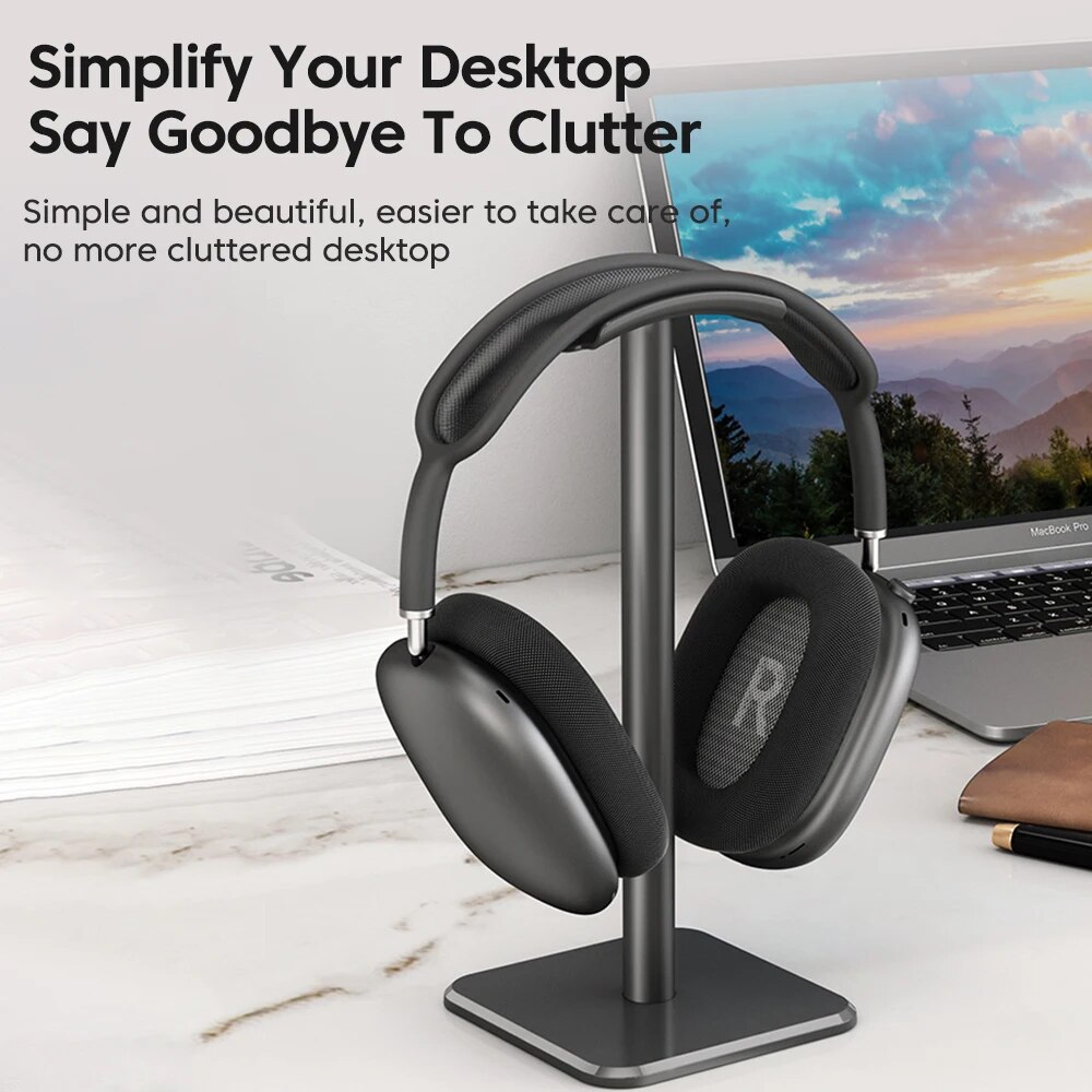 Universal Headphone Stand Alum - Headphone Stand Desk ulasan dan harga