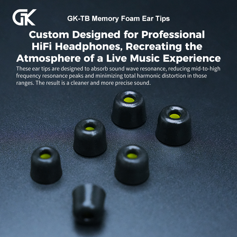 GK-TB 3Pair(6pcs) Noise Isolat - Earphone Foam Tip ulasan dan harga