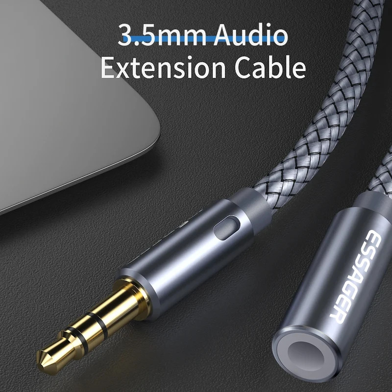 Essager 3.5mm Audio Aux Cable  - Earphone Splitter Jack ulasan dan harga