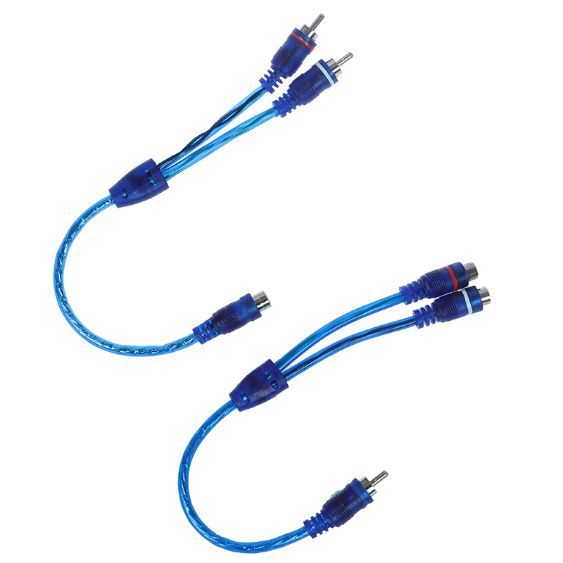 Car MP3 Audio RCA Y Splitter C - Audio Splitter Y ulasan dan harga