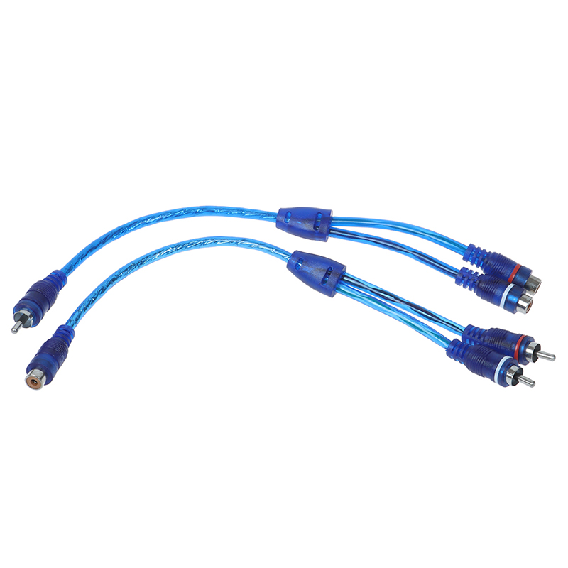 Car MP3 Audio RCA Y Splitter C - Audio Splitter Y ulasan dan harga