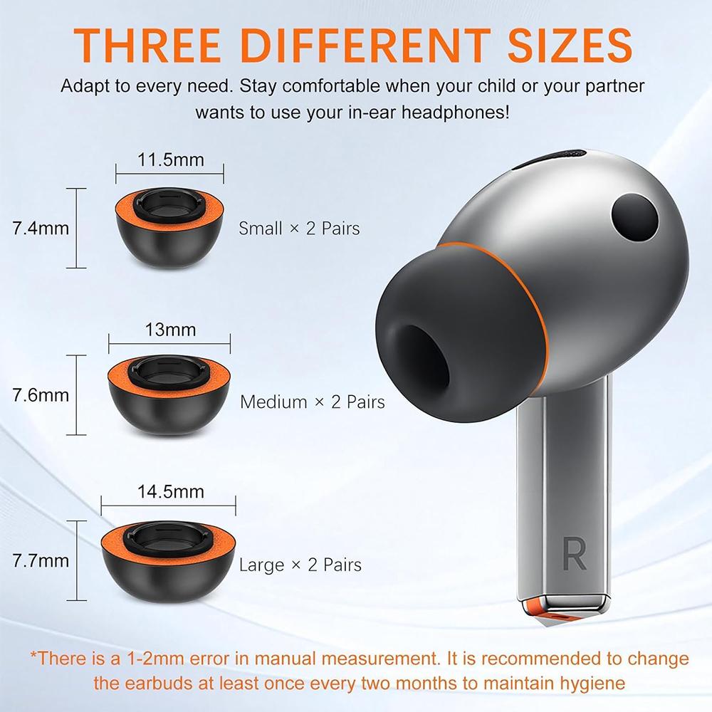For Samsung Galaxy Buds3 Pro X - Silicone Ear Tip Replacement ulasan dan harga