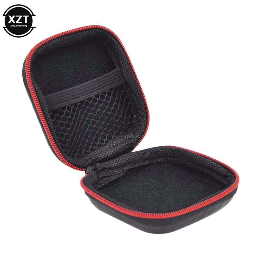 Headphone Bag Mini Zipper Squa - Headphone Case Hard ulasan dan harga