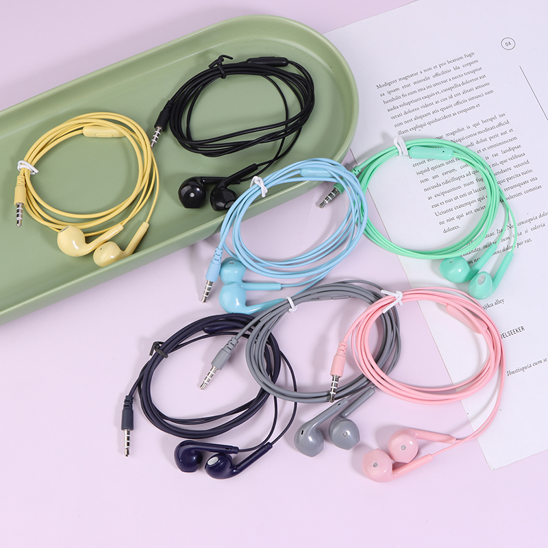 U19 Smooth Surface Wired Earph - Wired Earphone Mic ulasan dan harga