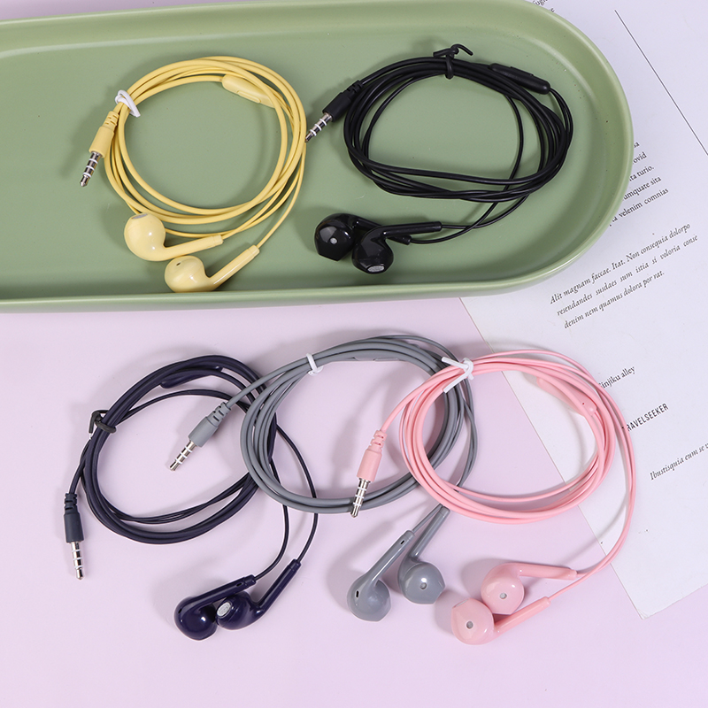U19 Smooth Surface Wired Earph - Wired Earphone Mic ulasan dan harga