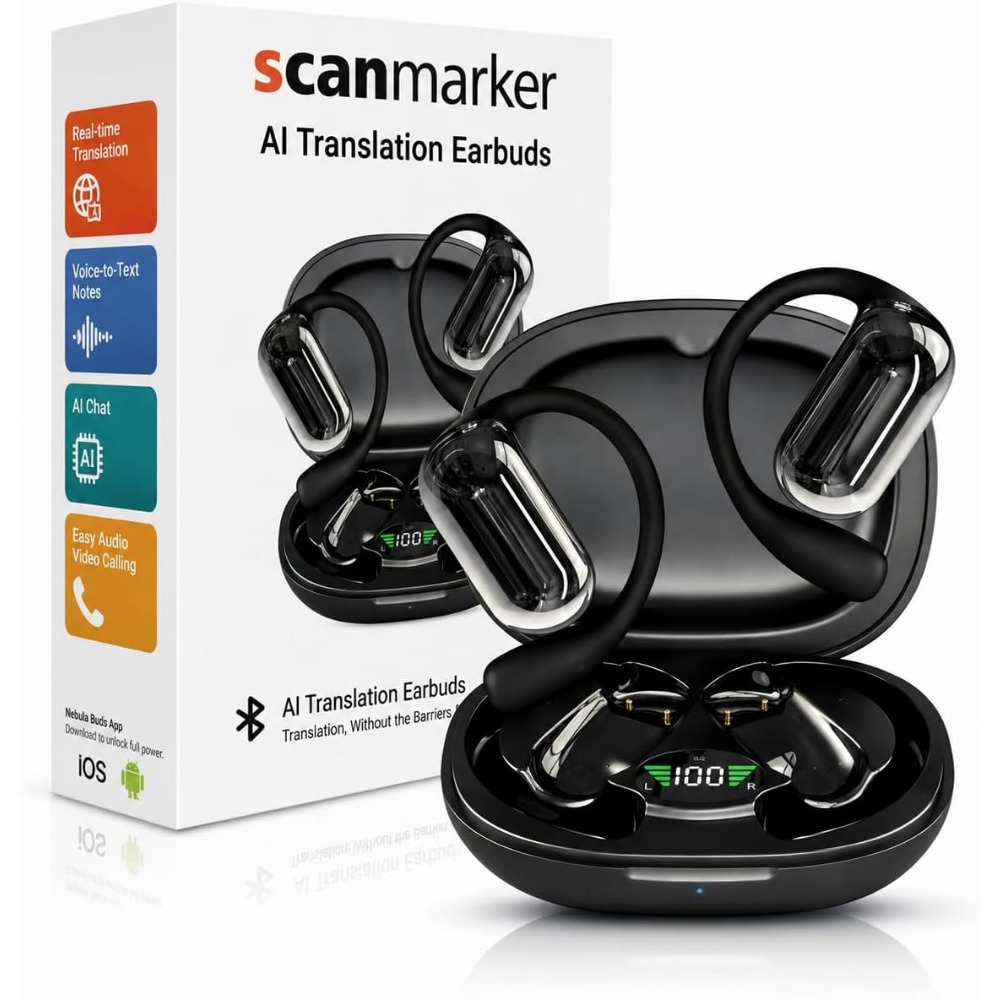 Real-Time Translation Earbuds: - Noise Cancelling Headphone ulasan dan harga