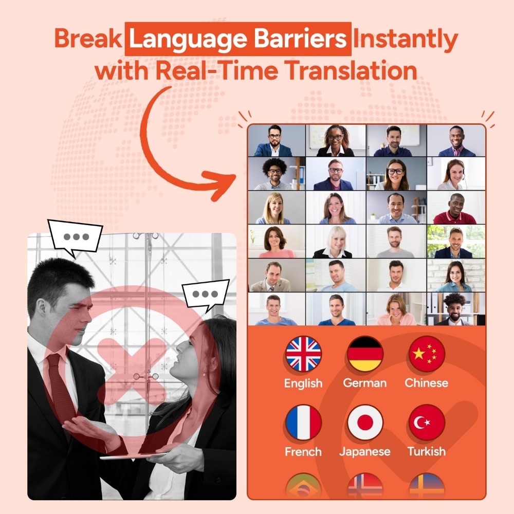 Real-Time Translation Earbuds: - Noise Cancelling Headphone ulasan dan harga