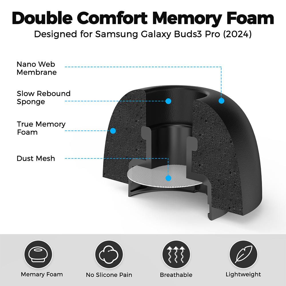 XDcase 4 Pairs Replacement Mem - Earphone Foam Tip ulasan dan harga