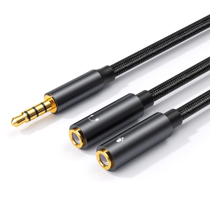 3.5mm Jack Aux Audio Cable Mal - Earphone Splitter Jack ulasan dan harga
