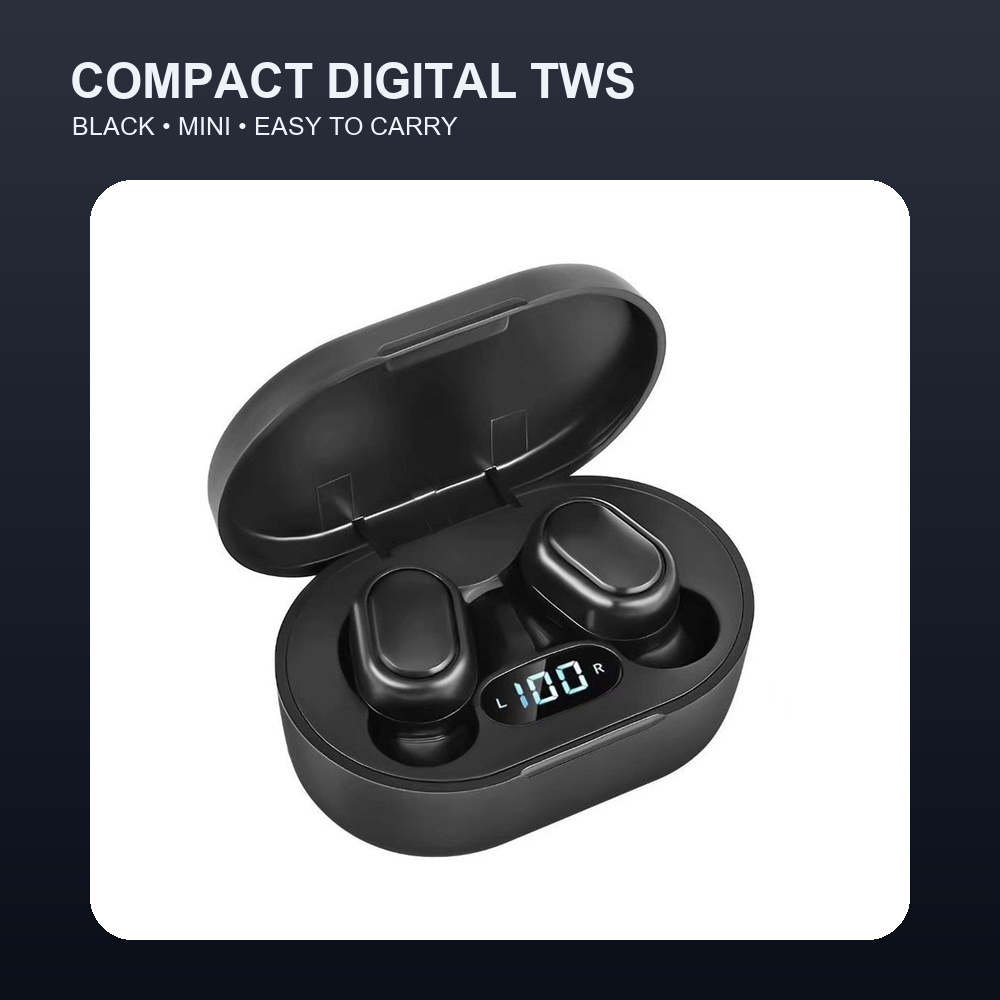 Digital Display TWS Bluetooth  - Earbuds Charging Case ulasan dan harga