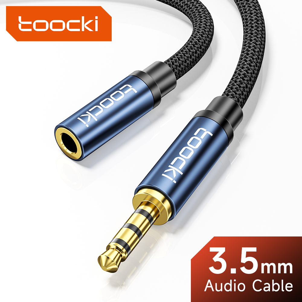 Toocki 3.5mm Jack Aux Cable Su - Cable Extension 3.5 ulasan dan harga