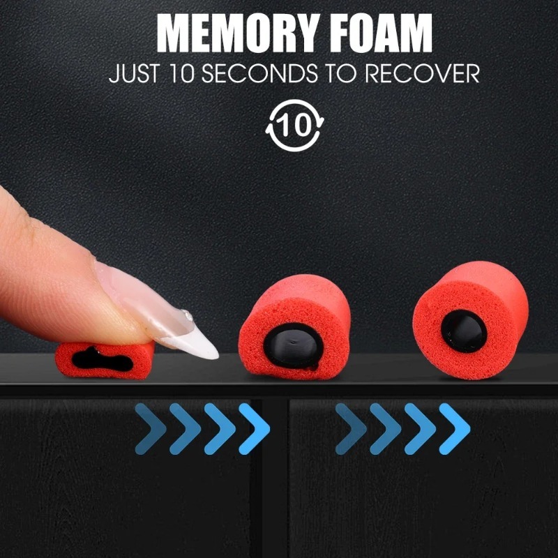 Ear Tips Memory Foam Sponge fo - Earphone Foam Tip ulasan dan harga