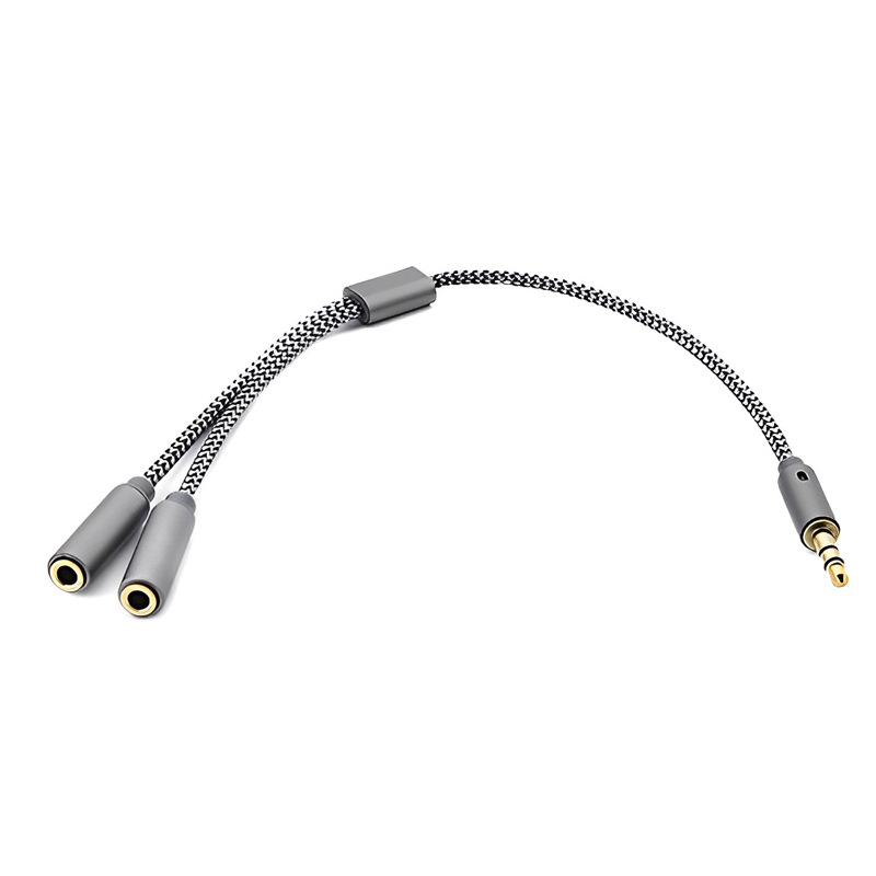 3.5mm Audio Splitter Y Jack 1  - Earphone Splitter Jack ulasan dan harga