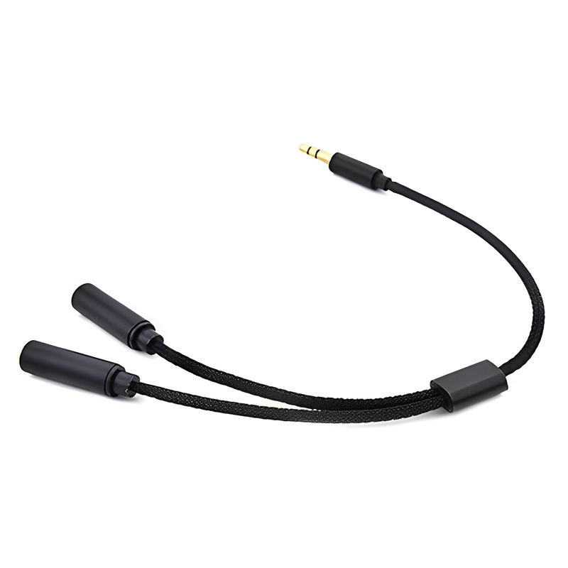 3.5mm Audio Splitter Y Jack 1  - Earphone Splitter Jack ulasan dan harga