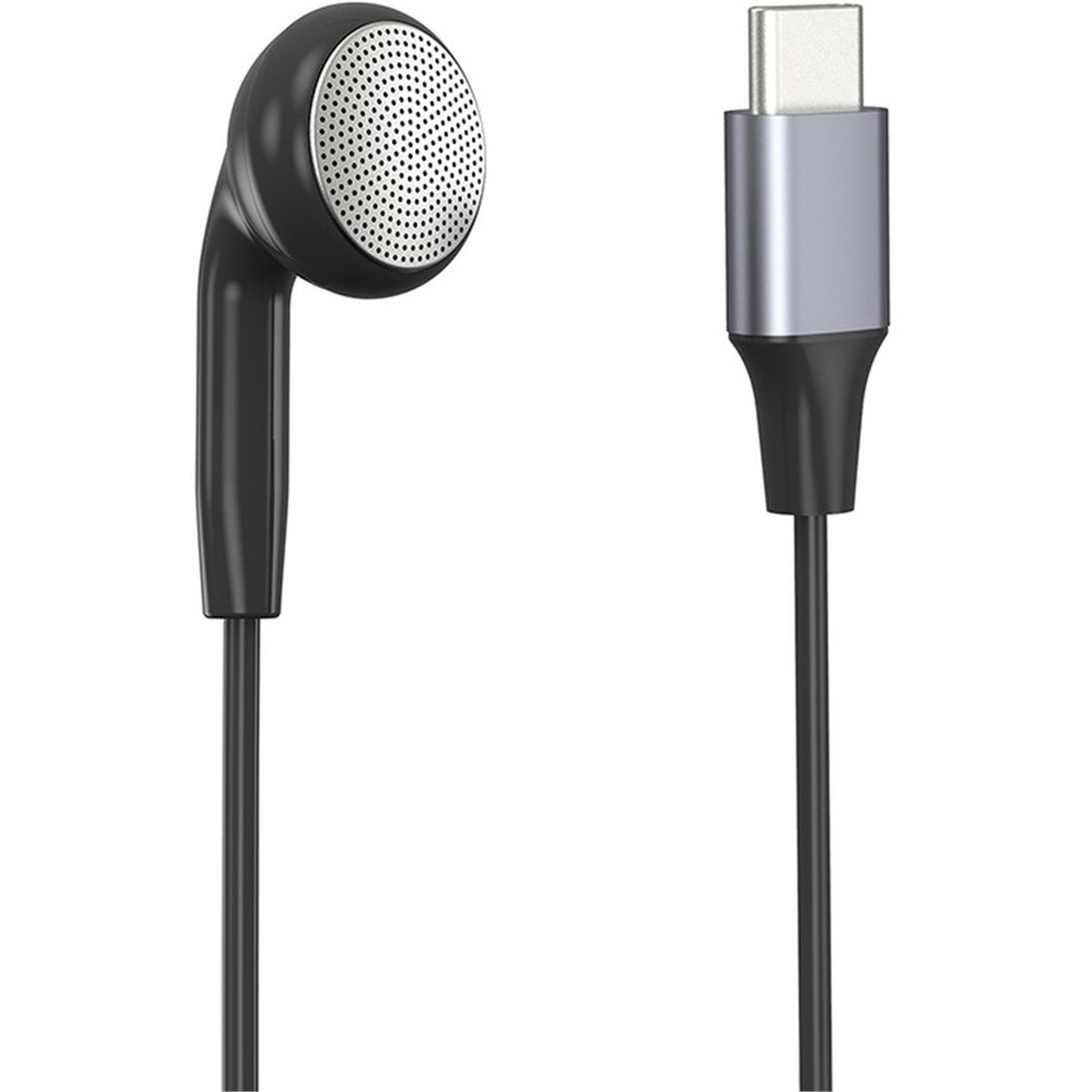 DT75BG Type C Single Earbud wi - Wired Earphone Mic ulasan dan harga